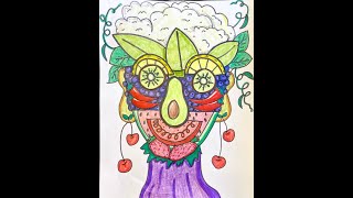 Giuseppe Arcimboldo Fruit and Veggie Portrait [upl. by Eiramyllek]