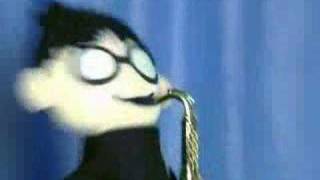 potter puppet pals harry plays the saxophone [upl. by Yrocaj]