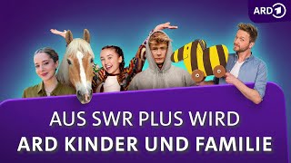 Neuer Name  mehr Inhalte  SWR Plus heißt jetzt ARD Kinder und Familie  Trailer [upl. by Erdnassac]