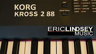 Korg Kross 2 88 Demo [upl. by Erbe331]