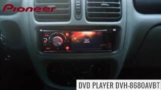 Dvd Pioneer DVH 8680AvBt Funções Básicas USB MP3 Bluetooth [upl. by Moulden]