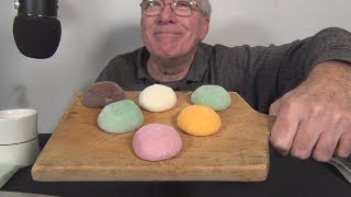 ASMR Eating Mochi Ice Cream for the first time [upl. by Stralka]