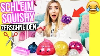 SCHLEIM SQUISHY XXL ZERSCHNEIDEN Challenge [upl. by Lledner116]