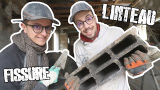 OBJECTIF MAÇONNERIE  Vlog rénovation maison 50m² 21 [upl. by Yrome]