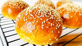 Burger Buns in Air Fryer  Homemade Bun Recipe  My Cooking Charm [upl. by Ynohtnanhoj485]