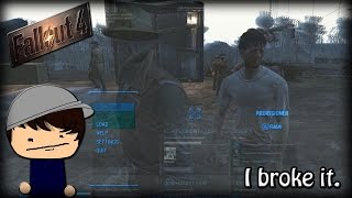 Fallout 4 Graphical Glitch Updated AMD Driver Fail [upl. by Almeria]