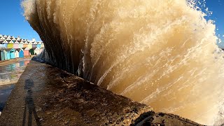 Walk  20240115  Big swell on 5m Spring Tide [upl. by Annehsat]