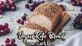 Veganes Low Carb Keto Brot Schnell und einfach Life Changing Bread Rezept [upl. by Ahtimat]