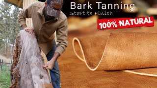 Hide Tanning 101  How to make Leather from Animal Skins NATURALY [upl. by Arretak]