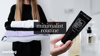 Minimalist routine  Decluttering clothes  Night skincare  Silent vlog [upl. by Padgett263]