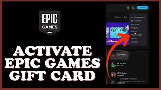 How to Activate Your Epic Games Gift Card 2024 Use Epic Games Gift Cards [upl. by Kilam]