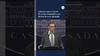 En conferencia de prensa Adorni respondió a los dichos de Carrió [upl. by Llenwahs]