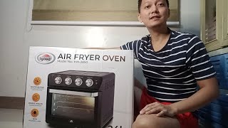 Kyowa Air Fryer Oven KW3850 Unboxing and First Time Cooking  Marco Espinosa [upl. by Nwonknu110]