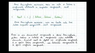 Congruenta triunghiurilor  Matematica  Geometrie  Evaluare nationala  Clasele 67 [upl. by Jair376]