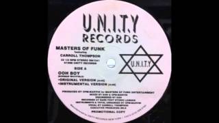 Masters Of Funk  Ooh Boy feat Carroll Tompson [upl. by Hertz]