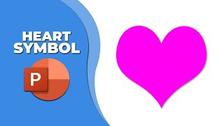 How to add heart symbol in PowerPoint [upl. by Ahsinahs144]