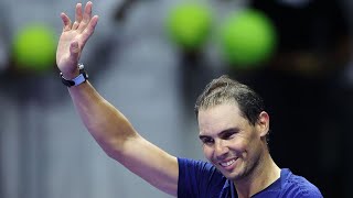 Rafael Nadal urged to cancel retirement after practice session in Saudi Arabia [upl. by Neely]