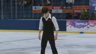 Dias Jirenbayev  KAZ  FS 2024 Nepela Memorial Trophy [upl. by Akemat739]