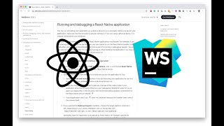 React Native Run and Debug in the WebStorm [upl. by Emmuela]