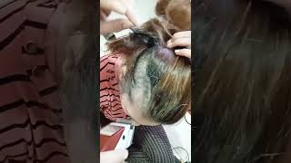 shaving head arobic girls broun hair😍😍😍 [upl. by Nikos]