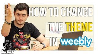 How to Change the Theme in Weebly  Rebel Business School [upl. by Charmane]