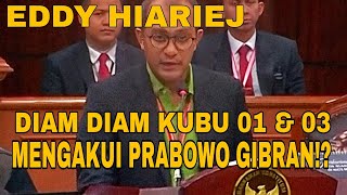 PROF EDDY HIARIEJ MENGANGGAP KUBU 01 amp 03 MENGAKUI PRABOWO GIBRAN [upl. by Aloel]