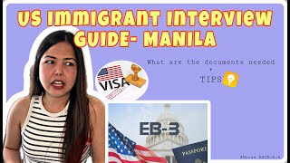 US IMMIGRANT VISA Interview Guide Manila  Nurse KATHihik [upl. by Shara499]