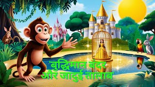 Jungle Ka Rahasyamayi Talab  Bacchon Ki Naitik Kahani  Janwaron Ki Jadoo Wali Kahani  Hindi story [upl. by Anitsyrhc712]