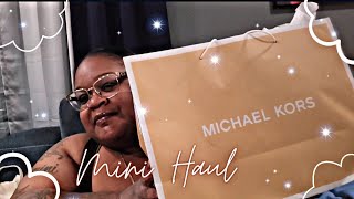 MICHAEL KORS  MINI SHOPPING HAUL [upl. by Nuajed229]