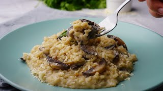 ¡ASÍ PREPARO MI RISOTTO DE CHAMPIÑONES PARA QUE QUEDE CREMOSO [upl. by Ahsiadal]