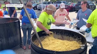 Nearly 1000 fed in Morgan City during hurricane relief event [upl. by Minsk]