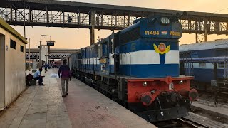 Departing from Ahmedabad  12957 Swarna Jayanti Rajdhani Express [upl. by Joon988]