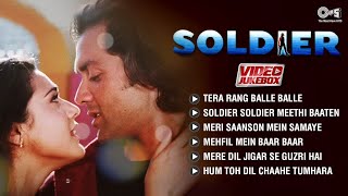 Soldier Full Movie Songs Video Jukebox  Bobby Deol  Preity Zinta  Evergreen Hits [upl. by Gus]