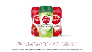 Get 50 off Canderel instore Low Calorie Great Taste [upl. by Eirtemed]