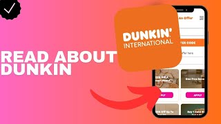 Where to read about the Dunkin app [upl. by Schmidt]