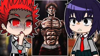 Class 1A react to Deku as Baki \\ MHA [upl. by Jerad]