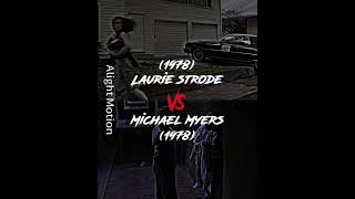 Laurie Strode 1978 vs Michael Myers 1978 shorts [upl. by Anuska581]