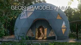 Geoship Bioceramic Geodesic Domes Overview amp 1st Model is Amma a 36 Dome [upl. by Ocirema]