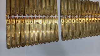 German Jubilate Harmonium Reeds। For Sale 9527787145 । Bass Male 3737 Excellent condition Reeds। [upl. by Cressi697]