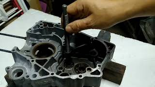 How to remove blind bearing on crankcase [upl. by Majka626]