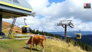 BelchenSeilbahn  Cableway Aitern Schwarzwald  Black Forest Germany 14 08 2018 [upl. by Nellac801]