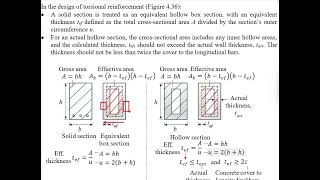 520 Effective area and thickness of a torsional section [upl. by Akemot]