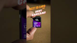 Best SD Card For Sony Cameras memorycard camera sony [upl. by Seed]