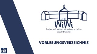 Die Fachschaft erklärt Das Vorlesungsverzeichnis I Fachschaft WiWi WWU [upl. by Assilak]