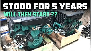 Volvo Penta D4 260 Engines  Will they start up after 5 Years  EP5 [upl. by Aidnic]