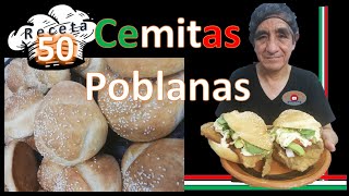 Como hacer Cemitas Poblanas nuestra receta completa La Abejita Repostería [upl. by Anwad]