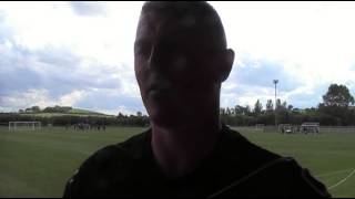 Graham Kavanagh Rangers friendly reaction 27 July 13 [upl. by Leelaj]