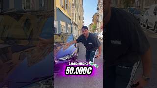 CARTE GRISE À 50000€ EN BMW M3 COMPETITION 🔥🤔🤯 automobile voiture bmwm3 amg audi [upl. by Judi]