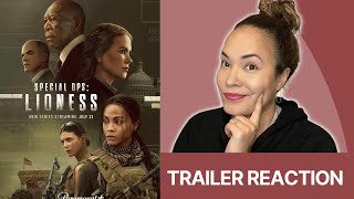 Special Ops Lioness Amazon Prime Video Trailer Reaction  Starring Zoe Saldana Nicole Kidman [upl. by Eelanej379]