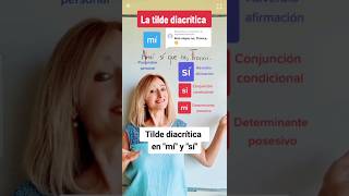 La tilde diacrítica en quotmíquot y quotsíquot ortografía morfología ebau selectividad spanishteacher [upl. by Lauritz]